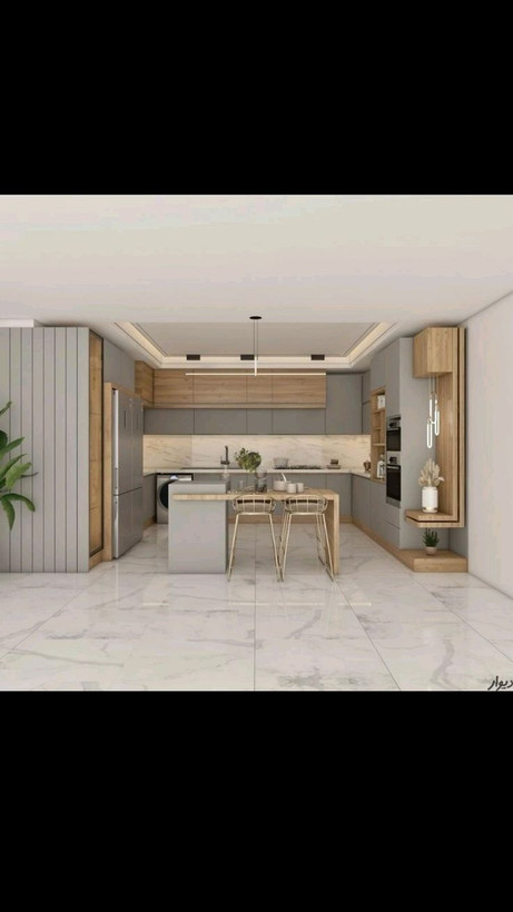 کابینت مدرن آشپزخونه نئوکلاسیک وکیوم متری ۳۹ میلیون