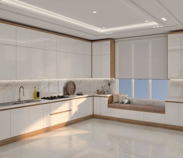 کابینت مدرن آشپزخونه نئوکلاسیک وکیوم متری ۳۹ میلیون