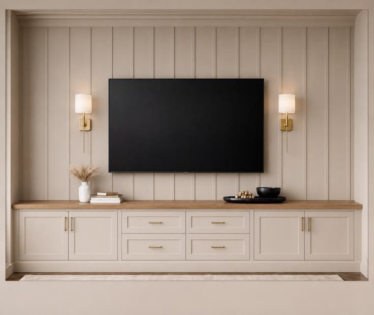 تی وی وال کابینت مدرن نئوکلاسیک (قیمت ۹۵ت)