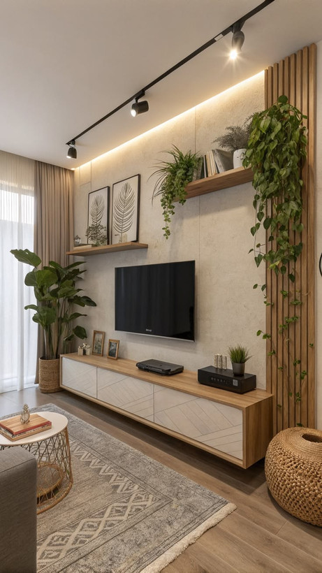 تی وی وال کابینت مدرن نئوکلاسیک (قیمت ۹۵ت)