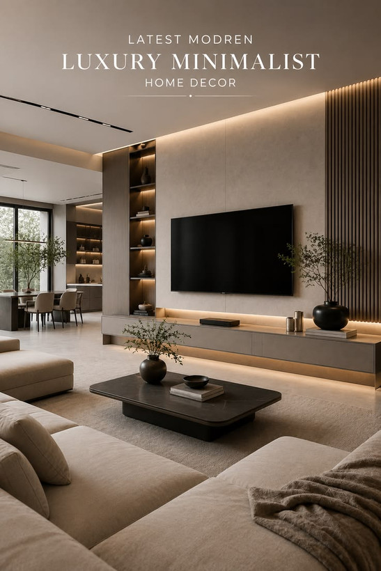 تی وی وال مدرن لوکس پینترسی مینیمال و خاص (۹۵م)