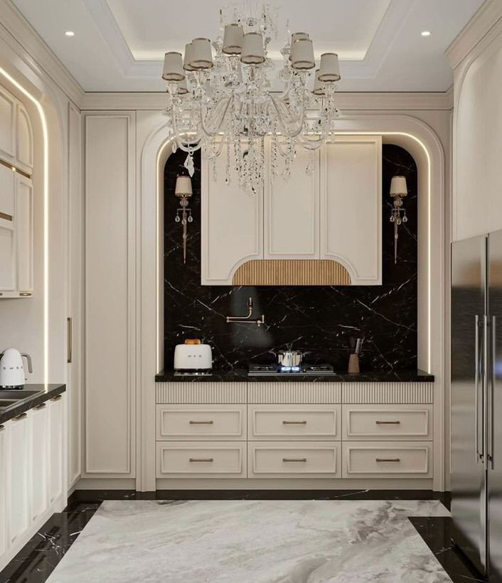 کابینت آشپزخونه نئوکلاسیک متری ۴۰ میلیون
