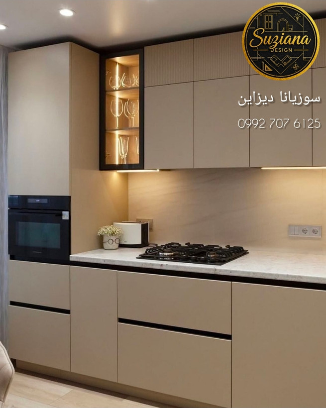 کابینت سوپرمات و انتی فینگر مدرن (قسطی)متری ۳۰م